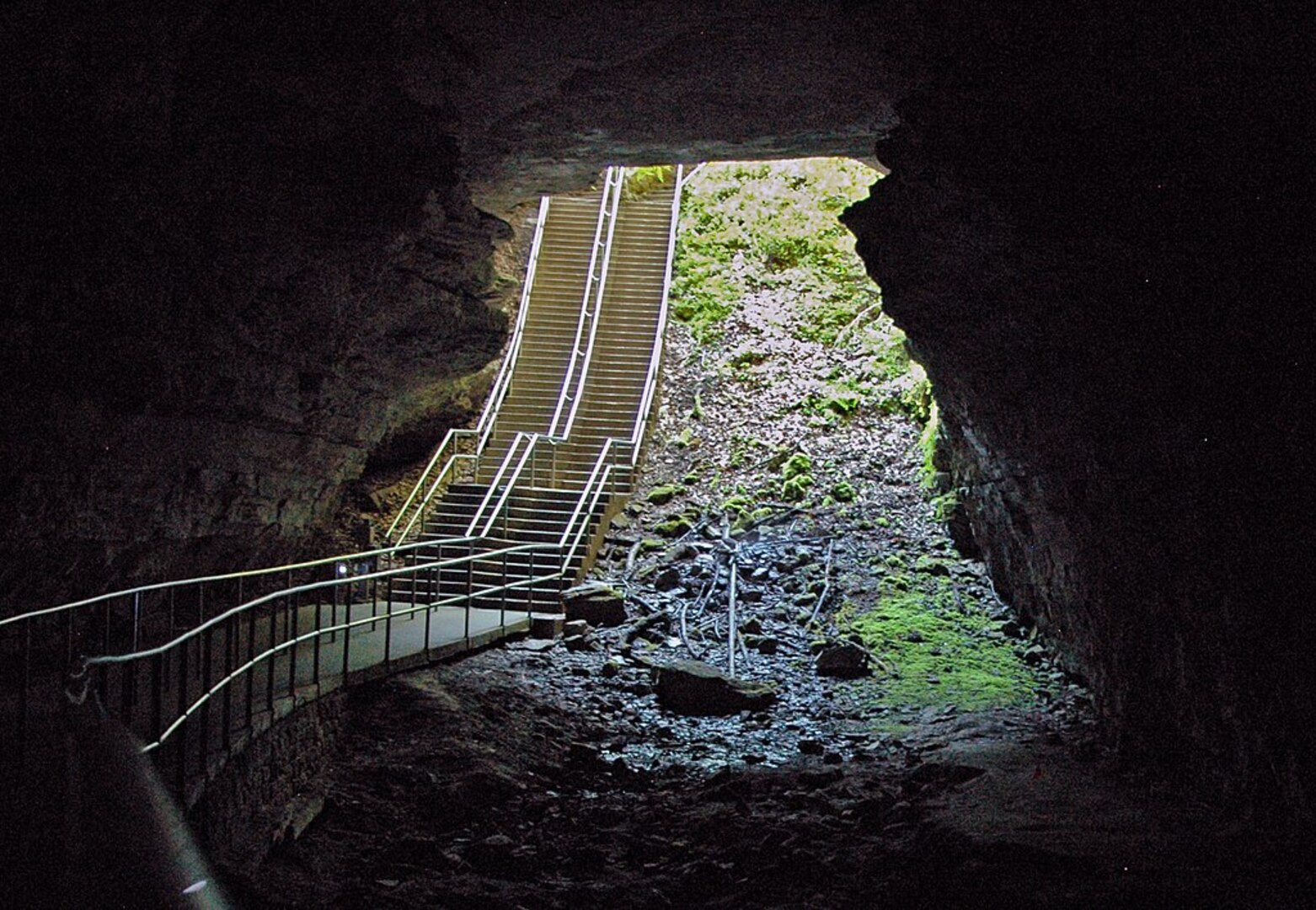 Mammoth Cave Inside Entrance